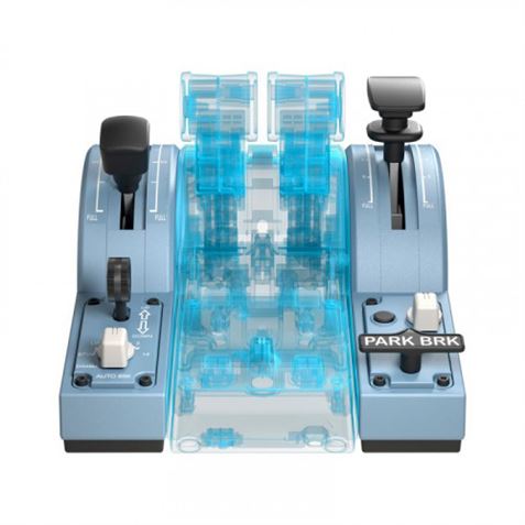 TCA QUADRANT ADD-ON AIRBUS EDITION NEGRO/AZUL THRUSTMASTER - Imagen 2