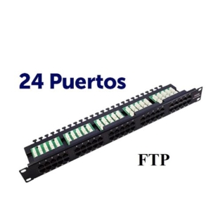 PANEL PARCHEO 24P KRONE 19" FTP CAT 6 CROMAD