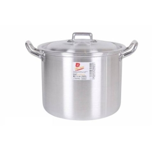 REACONDICIONADA OLLA CON TAPA ALUMINIO 34CM 25 LITROS