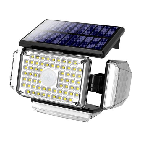 FOCO SOLAR CUÁDRUPLE CON SENSOR 430LM ELBAT - Imagen 3