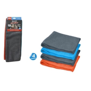 PACK 4 BAYETAS MICROFIBRAS 40X30CM SUPERNET
