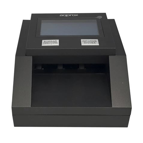 DETECTOR DE BILLETES FALSOS CON RECUENTO Y PANTALLA LCD APPROX