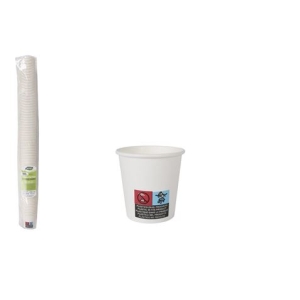 SET 100 VASOS CARTON BLANCO 120CC ALGON