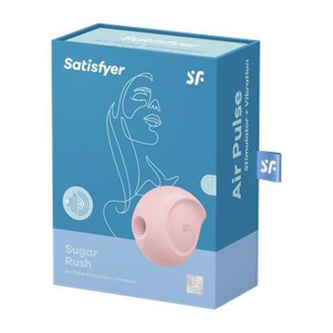 SUCCIONADOR DE CLITORIS Y VIBRADOR SUGAR RUSH ROSA SATISFYER - Imagen 3