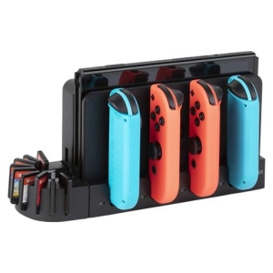 ESTACION DE CARGA PARA 4 MANDOS Y CONSOLA NINTENDO SWITCH KONIX