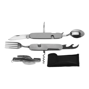NAVAJA MULTIUSOS INOX CON 8 FUNCIONES PARA CAMPING REDCLIFFS