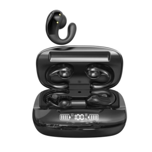 REAC. AURICULARES TÁCTILES TWS X9 + BASE CON INDICADOR DE CARGA NEGROS XO