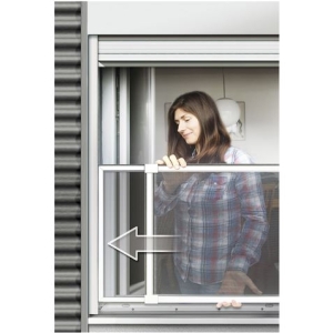 MOSQUITERA DE MARCO EXTENSIBLE BLANCA 50X75-142CM