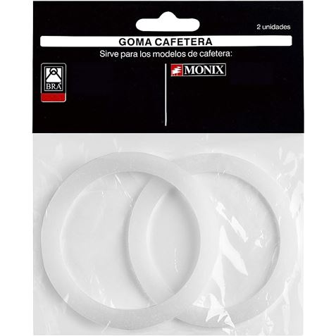 PACK 2 JUNTAS CAFETERAS MONIX-BRA 10 TAZAS - Imagen 2