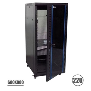RACK 19" 22U 600X800 PERFORADO CROMAD