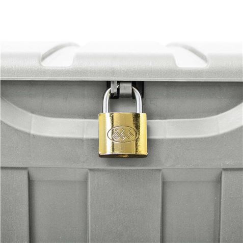 BAUL RESINA GRIS 340LITROS 57X118X53CM - Imagen 3