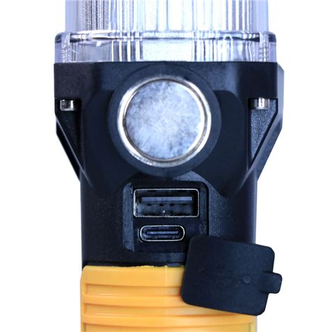 LINTERNA LED RECARGABLE | GANCHO E IMÁN | COB + LED 10W 800LM ELBAT - Imagen 4