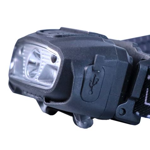 LINTERNA LED DE CABEZA FRONTAL LED 220LM | DETECCIÓN MANOS ELBAT - Imagen 3