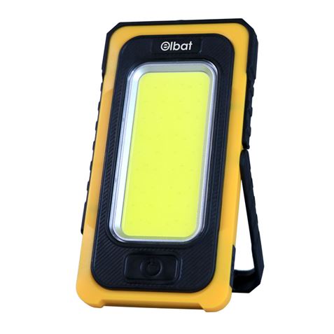 LINTERNA LED SOLAR RECARGABLE | GANCHO E IMÁN | COB 10W 800LM ELBAT - Imagen 2