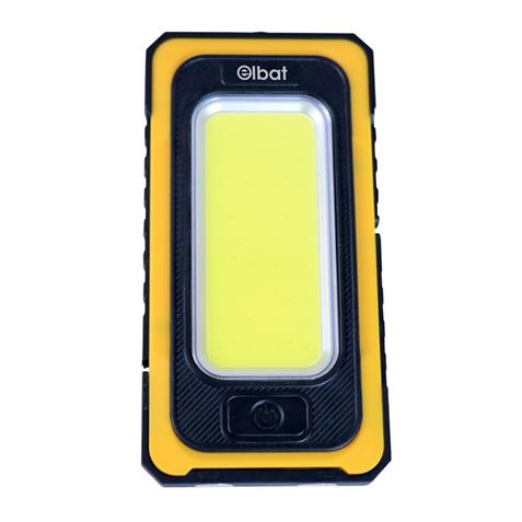 LINTERNA LED SOLAR RECARGABLE | GANCHO E IMÁN | COB 10W 800LM ELBAT - Imagen 3