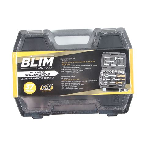 MALETIN HERRAMIENTAS C.V. 37 PCS 1/2" BLIM - Imagen 2