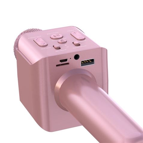 MICROFONO KARAOKE BLUETOOTH BE30 ROSA XO - Imagen 4