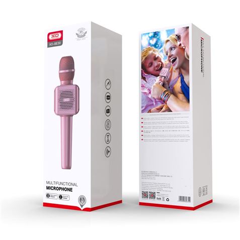 MICROFONO KARAOKE BLUETOOTH BE30 ROSA XO - Imagen 5