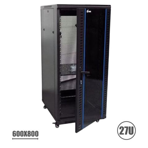RACK 19" 27U 600X800 PERFORADO CROMAD