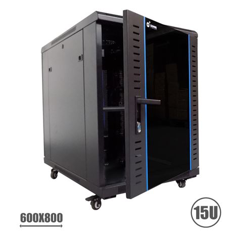 RACK 19" 15U 600X800 PERFORADO CROMAD