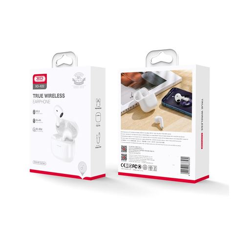AURICULARES TWS X22 BLANCOS XO - Imagen 2