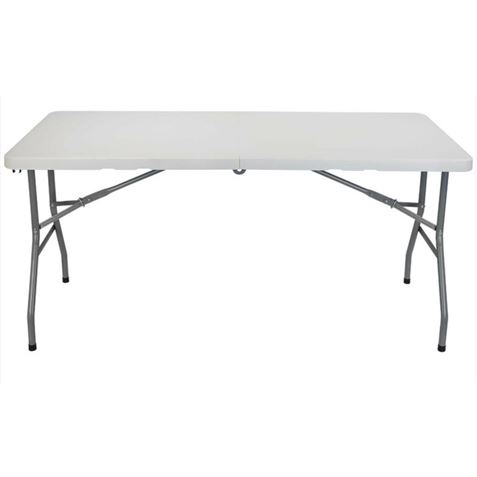 MESA JARDIN PLEGABLE RECTANGULAR BLANCA 1.5MTRS - Imagen 2