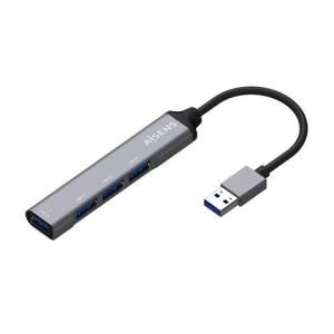 HUB 4 PUERTOS USB 3.0 ALUMINIO AISENS