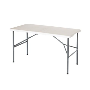 MESA JARDIN PLEGABLE RECTANGULAR BLANCA 1.2MTRS