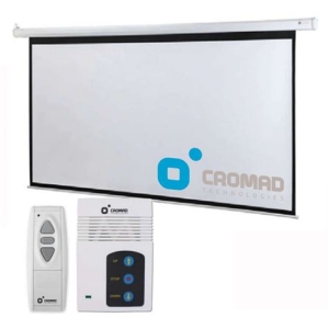 PANTALLA PROYECCION MOTORIZADA 2 X 2MTR CROMAD