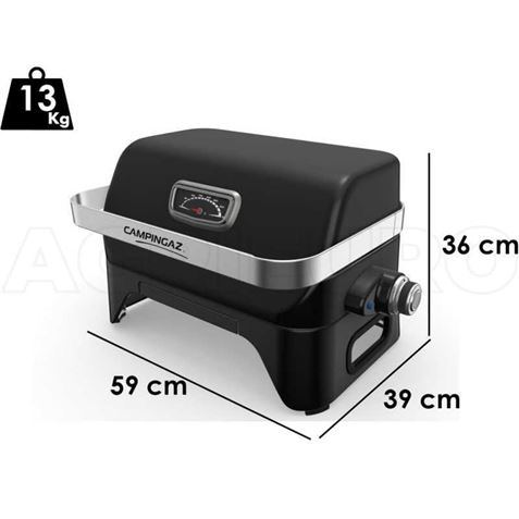 BARBACOA DE GAS DE SOBREMESA PORTATIL ATTITUDE 2GO CAMPINGAZ - Imagen 2