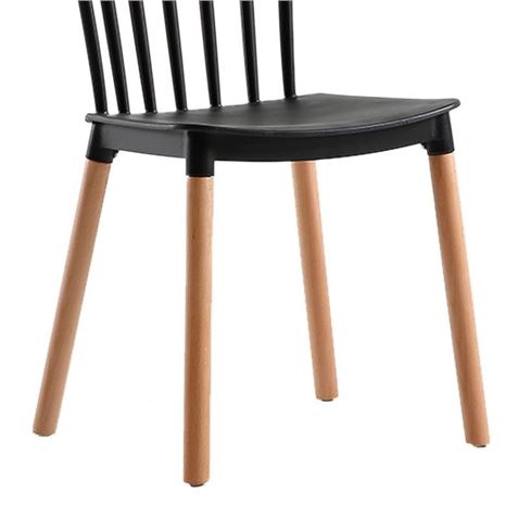 PACK 2 SILLAS DESIGN D800 NEGRAS MUVIP - Imagen 2