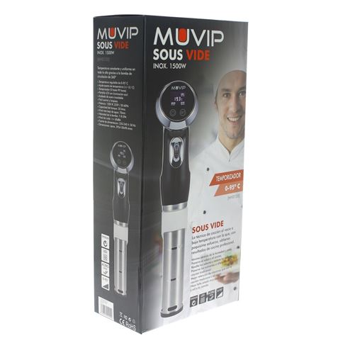 SOUS VIDE 1500W INOX LCD MUVIP - Imagen 5