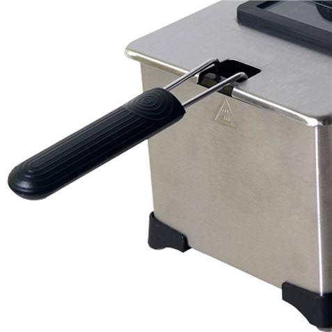FREIDORA 3 LITROS INOXIDABLE 2000W DESMONTABLE MUVIP - Imagen 5