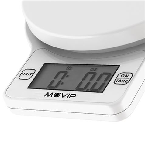 BASCULA DE COCINA DIGITAL ROUND KITCHEN MUVIP - Imagen 2