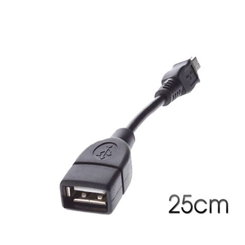 CABLE OTG MINI USB A USB 25CM CROMAD