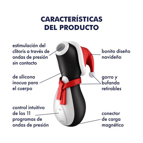 SUCCIONADOR DE CLÍTORIS PRO PENGUIN NEXT GEN ED.NAVIDAD SATISFYER - Imagen 2