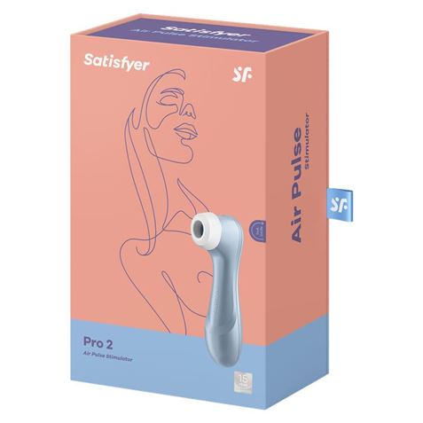 SATISFYER PRO 2+ VIBRACION AZUL GEN 2 - Imagen 2