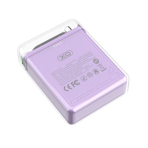 POWERBANK MAGNÉTICA MINI PR226 LED 10000MAH | USB + TIPO C | VIOLETA XO - Imagen 3