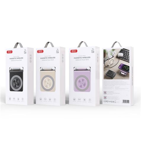 POWERBANK MAGNÉTICA MINI PR226 LED 10000MAH | USB + TIPO C | VIOLETA XO - Imagen 4