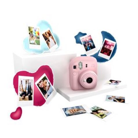 PACK BEST MEMORIES CAMARA INSTANTANEA INSTAX MINI 12 ROSA FUJIFILM - Imagen 2