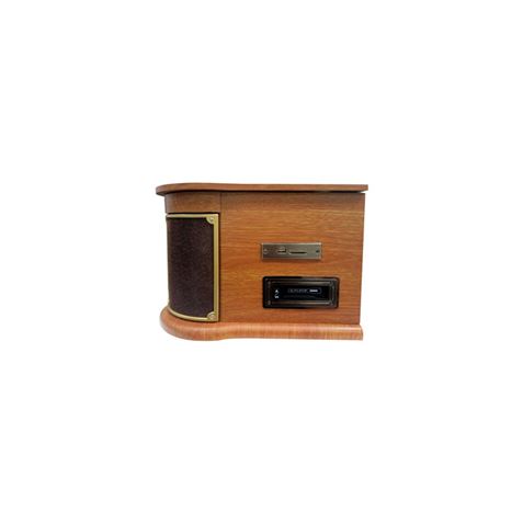 TOCADISCOS DE MADERA RETRO | CD | FM | BT | CASSETTE | PXRC52CDWD SUNSTECH - Imagen 3