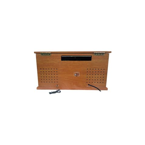 TOCADISCOS DE MADERA RETRO | CD | FM | BT | CASSETTE | PXRC52CDWD SUNSTECH - Imagen 4