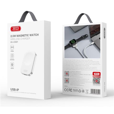 BASE DE CARGA INALAMBRICA IMANTADA IWATCH CX021 2.5W XO - Imagen 3