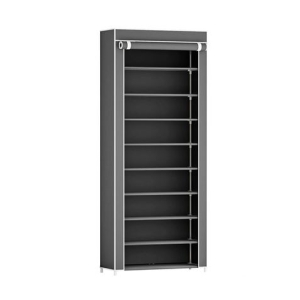 ORGANIZADOR DE ZAPATOS CON CUBIERTA 60X30X158 GRIS