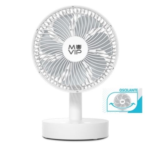 VENTILADOR PORTATIL OSCILANTE 8" BATERÍA MUVIP