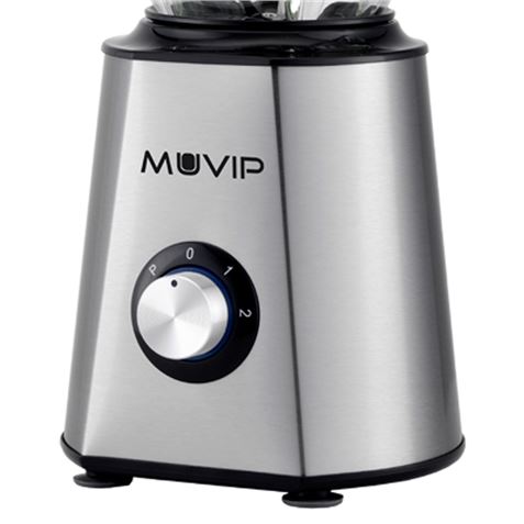 BATIDORA INOXIDABLE VASO CRISTAL 1500W 1.5 LITROS MUVIP - Imagen 2