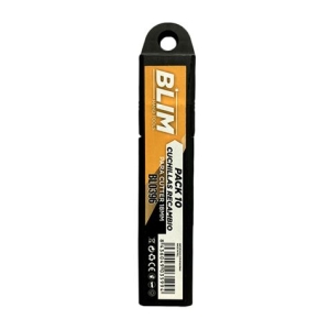 PACK 10 CUCHILLAS RECAMBIO PARA CUTTERS 18 MM BLIM