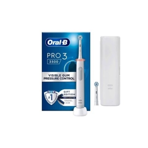 CEPILLO DE DIENTES B-PRO 3 3500 BLANCO CON ESTUCHE BRAUN