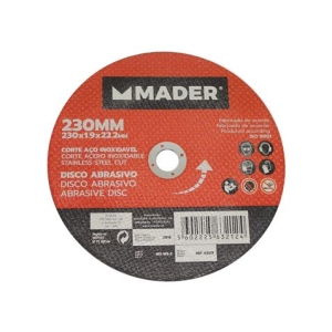 DISCO ABRASIVO INOX CORTE 230 MM MADER