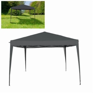 CARPA PLEGABLE 3X3 METROS GRIS ANTRACITA